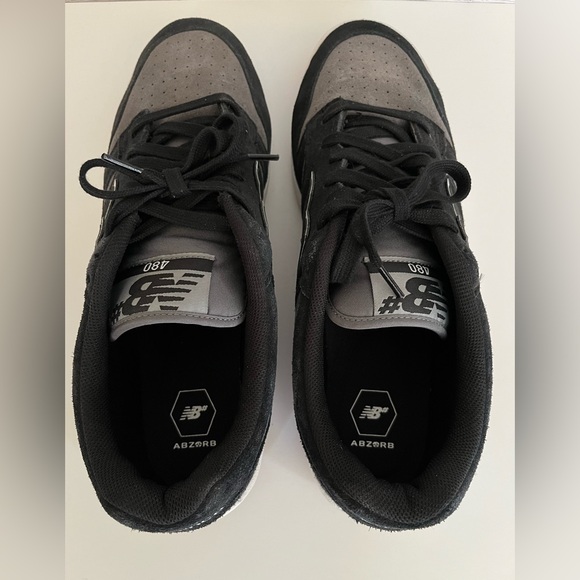 New Balance | Numeric 480 Black and Gray Sneakers  Unisex - Picture 7 of 8